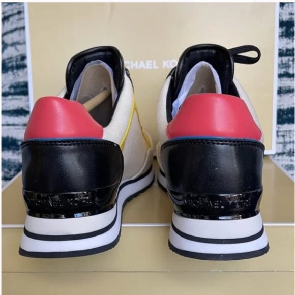 Michael Kors Maddy Trainer Heavy Canvas Cream Multi WMNS - Picture 14 of 16